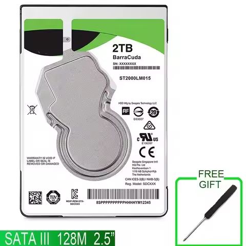 500G/1TB/2TB Laptop Hard Disk 2.5-inch 5400 RPM 128M SATA Port 3 Serial Port 7mm Laptop Car Monitori