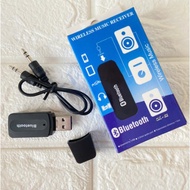 Bluetooth Receiver CK-02 CK02 blutut jack audio 3.5mm blutooth USB car Mobil bluetoot -Tokogrosiran ITC