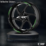 For Honda CRF450R 450X 450L 250R 250X 250F 250L 300L 230L CRF crf Motorcycle Wheel Sticker Rim Decal