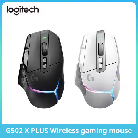 Logitech G502 X PLUS LIGHTSPEED Wireless Gaming Mouse, 25K Hero, 8K Polling, RGB Lighting, Programma