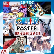 Poster A3 Trafalgar Law (3) Anime Manga One Piece – 2D Tribe Shop