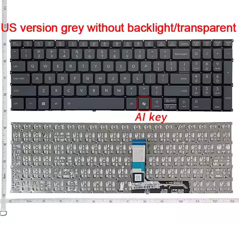US New Laptop keyboard FOR Lenovo 2025 XiaoXin 16 Pro 16c IRH10 AHP10 AKP10 IAH10 IAH10R AKP10R Gray