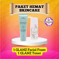 Glanz Edelweiss Facial Foam & Toner Original Skincare Savings Package kk Indonesia