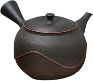 J-kitchens Tokoname Ware Teapot, Made in Japan, Easy to Use, Modern 11.8 fl oz (350 cc)