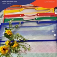 Bag Folder BIG /Map School Bag Big 7010 Zipper Bag Pocket/ Button Carrying Bag Folder (1PCS)