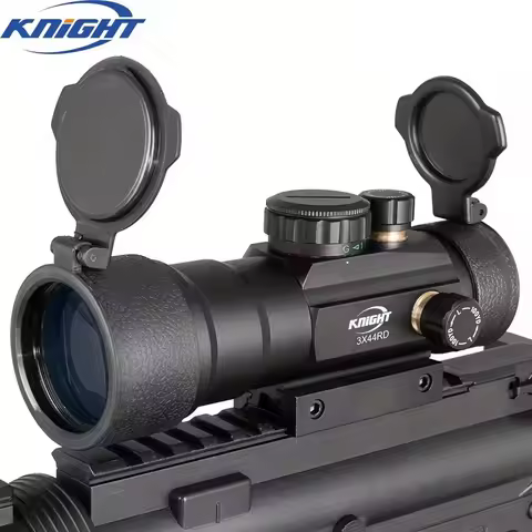 Knight 3X44 Green Red Dot Sight Scope 2X40 Red Dot 3X42 Tactical Optics Scope Fit 11/20mm Rail 1X40 