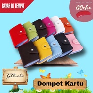 Colorful Leather Card Wallet 24-Card/ Wedding and Other Event Souvenir/ D016 GOCHA