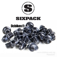 Sixpack Racing M4 X 4mm Thread Grip Steel Pedal Pins
