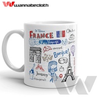 France Glass France Mug France Souvenir France Mug World City France V3