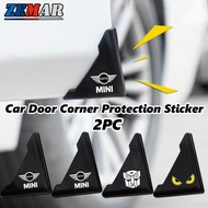 2/4Pcs Mini Car Door Corner Protector Sticker Rubber Car Door Corner Anti-collision Sticker Anti Col