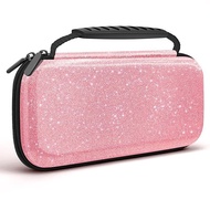 QearFunXD Glitter Carrying Case for Nintendo Switch and Switch OLED Console, Nintendo