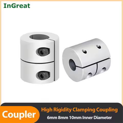 Rigid Coupling 25mm Length Motor Clutch Shaft Coupler Engraving Machine Servo Motor Coupling Inner H