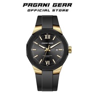 Pagani Gear Jam Tangan Lelaki Men's Rubber Quartz Watch C5012