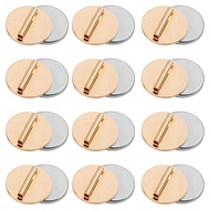 12Pcs Mini Pin Brooch Converter Set Kit Magnetic Metal Pin Backs Harm Free Brooch Pin Converter Set 