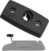 FUSCH Driver Side Sun Visor Mounting Clip Compatible with Jeep Wrangler 2012-2018, Left Black Sun Vi