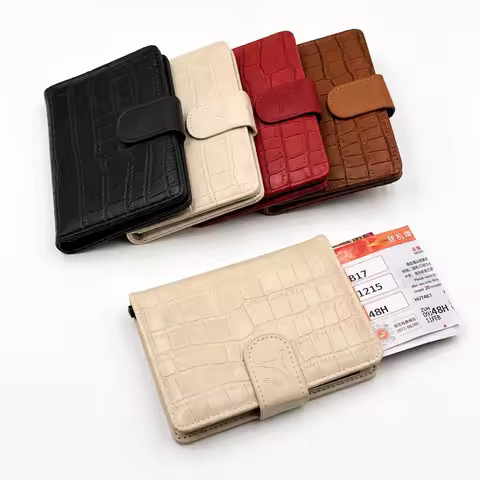 Rfid Blocking Card Holder Practical Id Holder Pu Leather Passport Wallet Embossed Passport Holder Fo