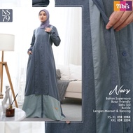 Gamis Nibras Terbaru NS 079 - Gamis Nibras Terbaru 2022 Mewah / Gamis Wanita Model Terbaru / Gamis Syari / Baju Gamis wanita Terbaru 2022 Lebaran / Gamis Remaja Modern / Baju Muslim Wanita / Gamis Jumbo