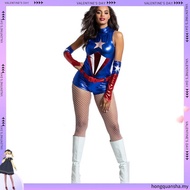 ✨24 Hours Delivery✨Halloween Costume Adult Female Spiderman Captain America Supergirl Costume Export