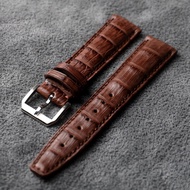 Fashion Crocodile Leather Strap Handmade Watch Strap 20MM 21MM 22MM Genuine Leather Strap