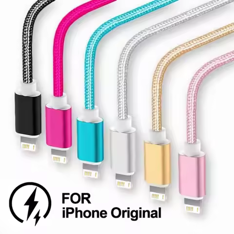 Nylon Braided Fast Charging USB Cable For iPhone 11 12 mini 13 14 Pro Max X XR XS 6S 7 8 Plus Rapid 
