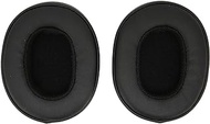 Protein Leather Replacement Ear Pads for Skullcandy Crusher 3.0 Wireless Hesh3 with Soft Memory Foam, Durable and Flexible (Black)