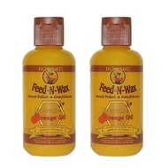 [BUNDLE OF 2] Howard Feed-N-Wax Wood Polish & Conditioner 4.7oz - Feed and Wax Premium Wood Wax & Wo