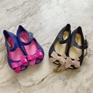 Clearance Minimel Sweet Bow/Children's Jelly Shoes/Ribbon Shoes