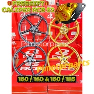 🎁FREEGIFT : CALIPER RCB S2🎁 YAMAHA Y16 Y16ZR Y15 Y15ZR V1 V2 (100% ORIGINAL RCB SP522)160/160 & 160/