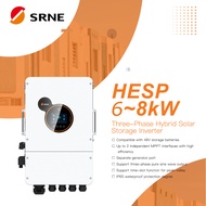 6KW / 8KW SRNE 3-Phase Hybrid Solar Inverter Dual MPPT Time-Slot Function IP65 Waterproof