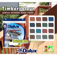 ( 5L )  ICI DULUX Timbercolour / ACRYLIC EXTERIOR WOOD FINISH / Cat Kayu Papan manis