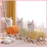 Alpaca Stool Alpaca Seat Children's Animal Stool Cartoon Household Decorations Shoe Changing Stool L