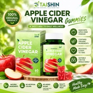 Taishin Taishou 排毒苹果醋软糖 60粒 (0糖版本) 🍎有机熟成红地厘苹果醋 Apple Vinegar Gummy Gula-gula Kunyah Cuka Epal 60pcs 