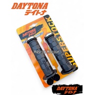 Hand Grip daytona Octagon + Flat handlebar grip Carved RMB aluminum Chrome Grip Daytona Octagon orig