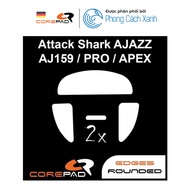 PTFE Corepad Skatez PRO Attack Shark x Ajazz AJ159 PRO / APEX Wireless Mouse Feet (2 sets) - Genuine