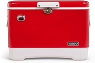 Igloo 54 Qt Steel Belted Legacy Stainless Steel Cooler with Bottle Opener