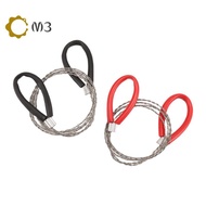 2 Pcs PVC Pipe Cable Saw Stainless Steel Wire Saw Hand Pocket String Rope Saw Emergency Survival Wir