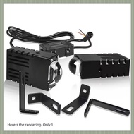 (QJWR) Universal Car 1.5 Inch LED Headlight Fog Light Grid Light White and Yellow Dual Light