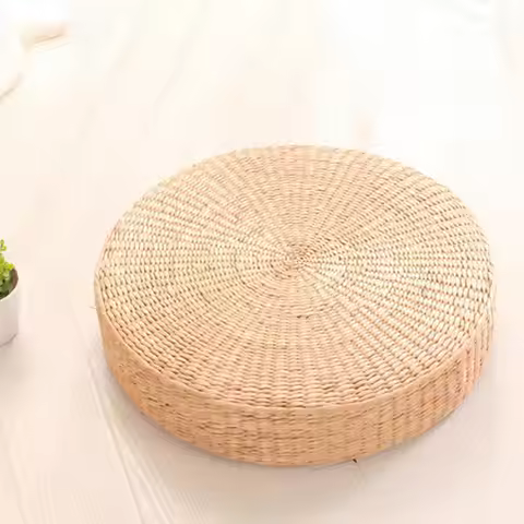 Straw Futon Cushion Tea Ceremony Home Ground Japanese Tatami Meditation Meditation Mat Cattail Floor