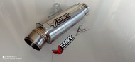 Knalpot ori DST racing sarangan setengah full stenlis intel 50mm knalpot racing universal
