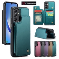 Back Leather Case For Samsung A54 A53 A52S A51 A34 A33 A24 A23 A14 A13  Plussimple Fashion Solid Color With Card Slot Flip Magnet Wallet Cover Case