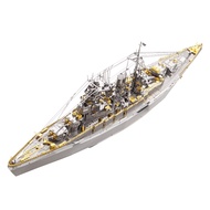 Piececool 3D Metal Puzzles - Battleship Model Kits Building Blocks Christmas Birthday Gifts for Adu