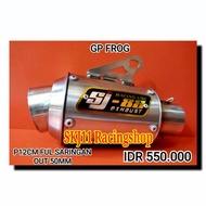 Silincer Knalpot SJ88 GP FROG 20cm Out 50mm Full Saringan