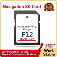 Update Map 64GB Version for Ford Focus Since 2014 Sync2 F12 Full Eu Navigation System GPS SD Card HM