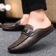 Half Slippers Men's Summer Shoes Men's Outer Wear Half-Support Shoes
