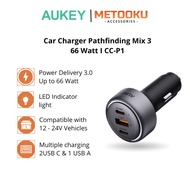 AUKEY Car Charger 66W USB C a PD 3.0 CC-P1