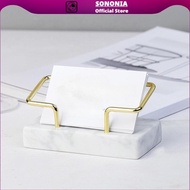 [SONONIA] Business Card Name Stand Decorative Stand Decorative Desktop Organizer Display for Recepti