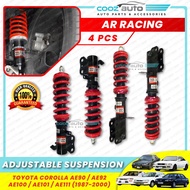 Toyota Corolla AE90 AE92 AE100 AE101 AE111 1987 - 2000 AR Racing Series Body Shift Height High Low A