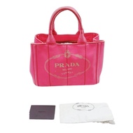Prada 1BG439 Canapa 手提包，Canapa 迷你托特包，托特包

PRADA 粉紅色 [二手]