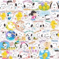 snoopy 史努比 史路比 peanuts 手帳 貼紙包 裝飾 禮物 diy 行李箱 電腦 ipad 文具 貼紙 公仔