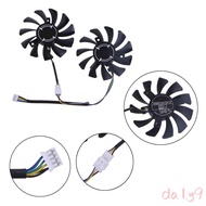 DLAY GPU Fans For MSI GTX660 GTX670 GTX680 R6790 Graphics Card 75mm Fan HA8010H12F-Z